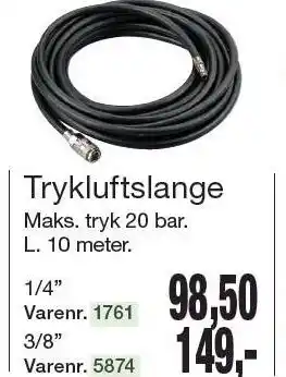 Harald Nyborg Trykluftslange tilbud