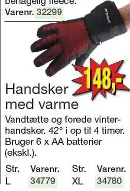 Harald Nyborg Handsker med varme tilbud