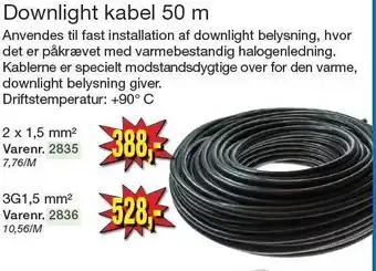 Harald Nyborg Downlight kabel 50 m tilbud
