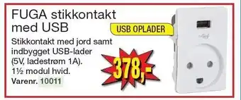 Harald Nyborg Fuga stikkontakt med usb tilbud