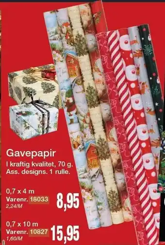 Harald Nyborg Gavepapir tilbud