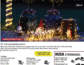 Harald Nyborg 31 volt lyskædesystem tilbud