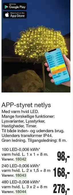 Harald Nyborg App-styret netlys tilbud