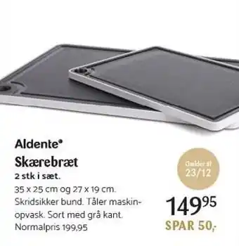Kop & Kande Aldente skærebræt tilbud
