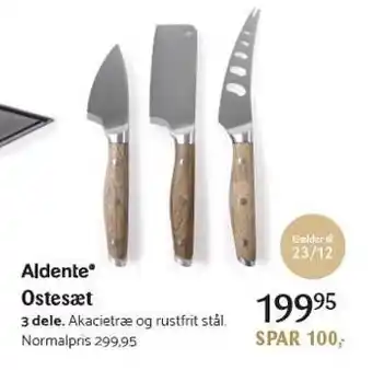 Kop & Kande Aldente ostesæt tilbud
