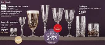 Kop & Kande Melodia glasserie i krystal tilbud