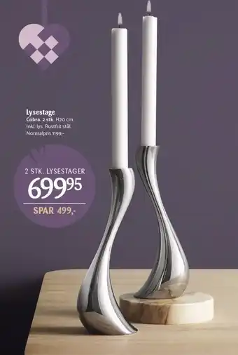 Kop & Kande Lysestage tilbud