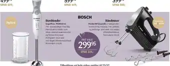 Kop & Kande Stavblender eller håndmixer tilbud