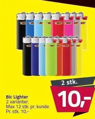 Fleggaard Bic lighter 2 stk tilbud