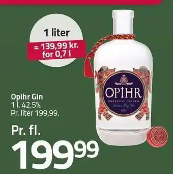 Fleggaard Ophir gin tilbud