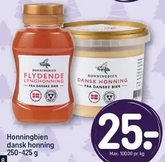 REMA 1000 Honningbien dansk honning tilbud