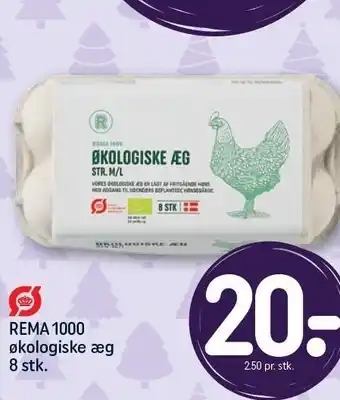 REMA 1000 Rema 1000 økologiske æg tilbud