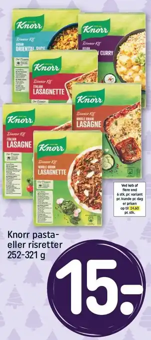 REMA 1000 Knorr pasta- eller risretter tilbud