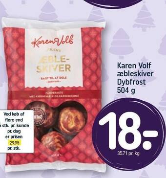 Rema 1000 Karen volf æbleskiver tilbud