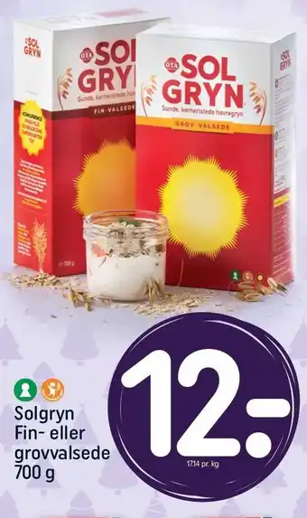 REMA 1000 Solgryn fin- eller grovvalsede tilbud