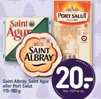 Saint albray, saint agur eller port salut