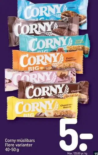 REMA 1000 Corny müslibars tilbud