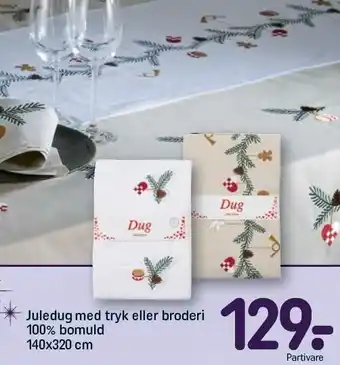 REMA 1000 Juledug med tryk eller broderi tilbud