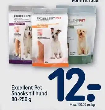 REMA 1000 Excellent pet snacks til hund tilbud