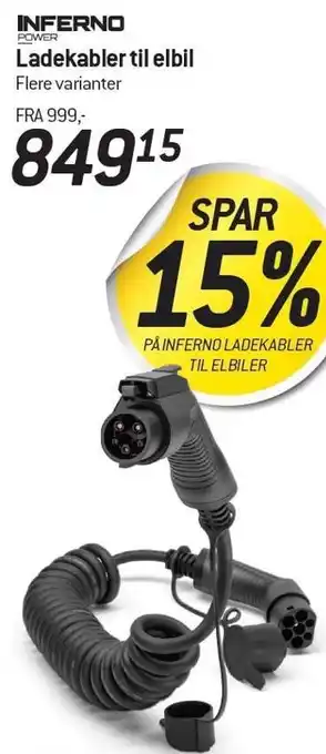 Thansen Ladekabler til elbil tilbud