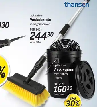 Thansen Vaskebørste tilbud