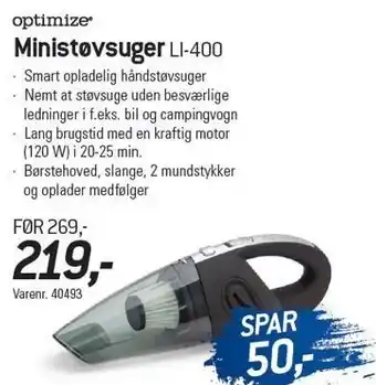 Thansen Ministøvsuger tilbud