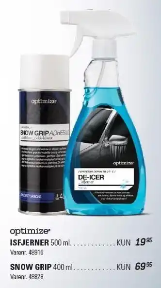 Thansen Optimize isfjerner tilbud