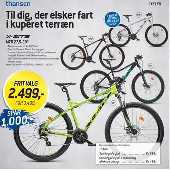 Thansen Mtb 27,5-29'' tilbud