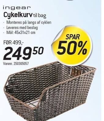 Thansen Cykelkurv tilbud