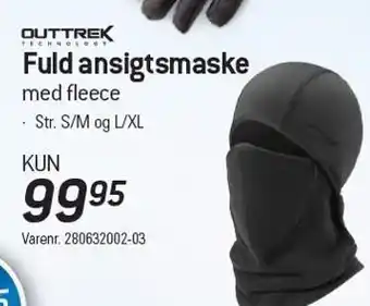 Thansen Fuld ansigtsmaske tilbud