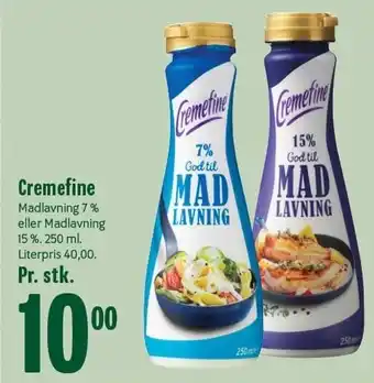 Min Købmand Cremefine tilbud