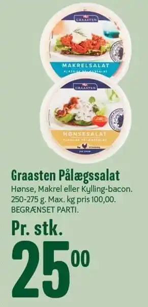 Min Købmand Graasten pålægssalat tilbud