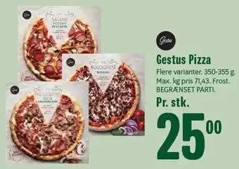 Min Købmand Gestus pizza tilbud