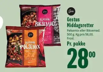 Gestus middagsretter