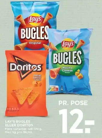 Lay's bugles eller doritos