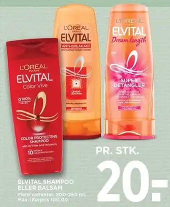MENY Elvital shampoo eller balsam tilbud
