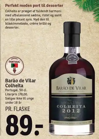 Barão de vilar colheita