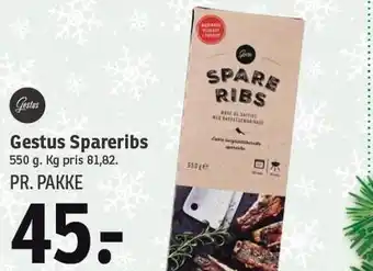 Gestus spareribs