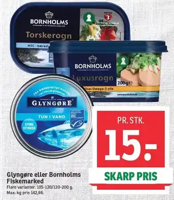 SPAR Glyngøre eller bornholms fiskemarked tilbud