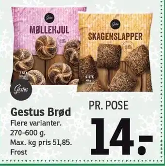 SPAR Gestus brød tilbud