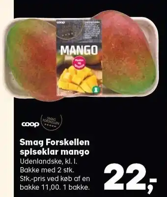 Kvickly Smag forskellen spiseklar mango tilbud