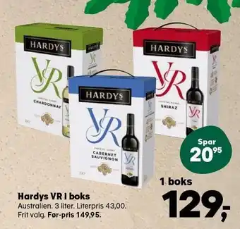 Kvickly Hardys vr i boks tilbud