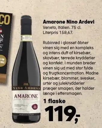 Kvickly Amarone nino ardevi tilbud
