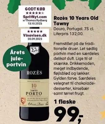 Rozés 10 years old tawny