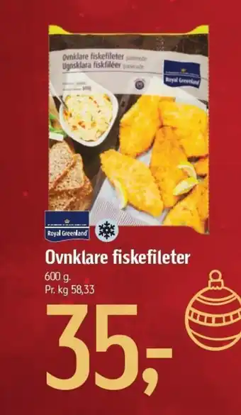 Føtex Ovnklare fiskefileter tilbud