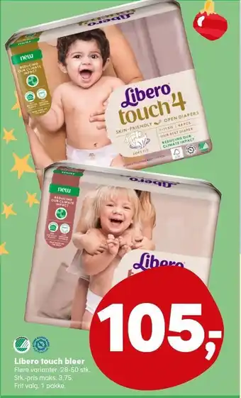 Kvickly Libero touch bleer tilbud
