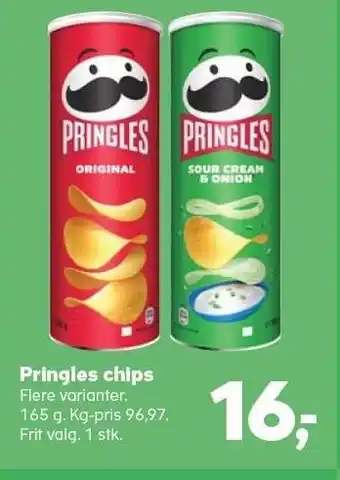 Kvickly Pringles chips tilbud