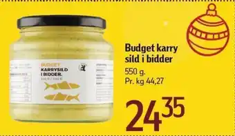 Føtex Budget karry sild i bidder tilbud