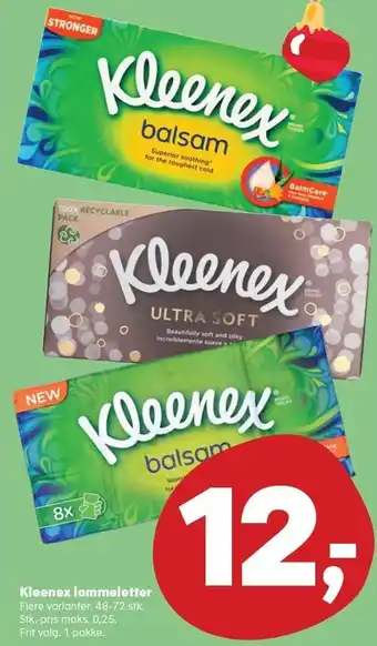 Kleenex lommeletter