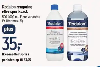 Føtex Rodalon rengøring eller sportsvask tilbud